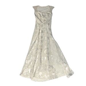 Rare Vintage Bridal Bride Victoria’s Secret Satin Long Maxi Nightgown Slip Dress